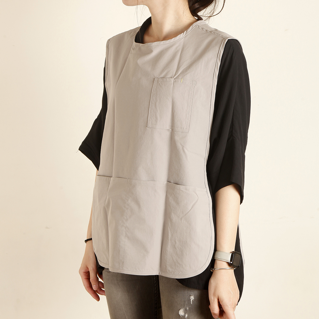 韓式套頭圍裙客製展示2